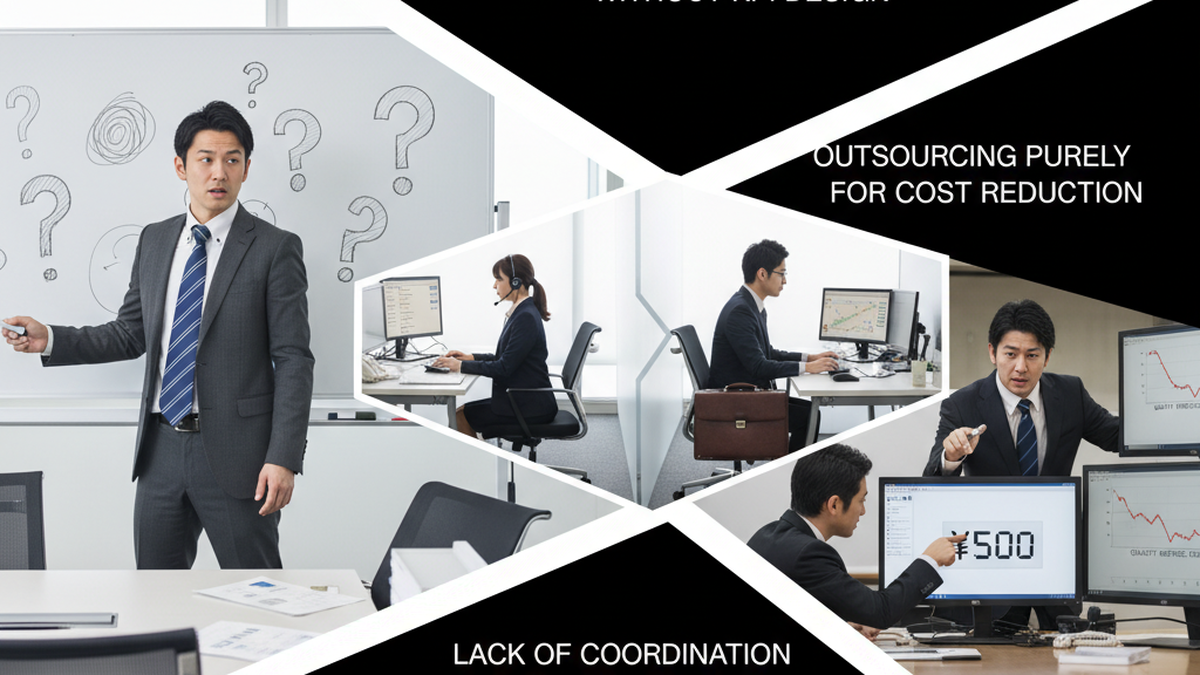 コールセンター営業の3つの失敗パターン：KPI未設定・フィールド連携不足・コスト削減目的の外注