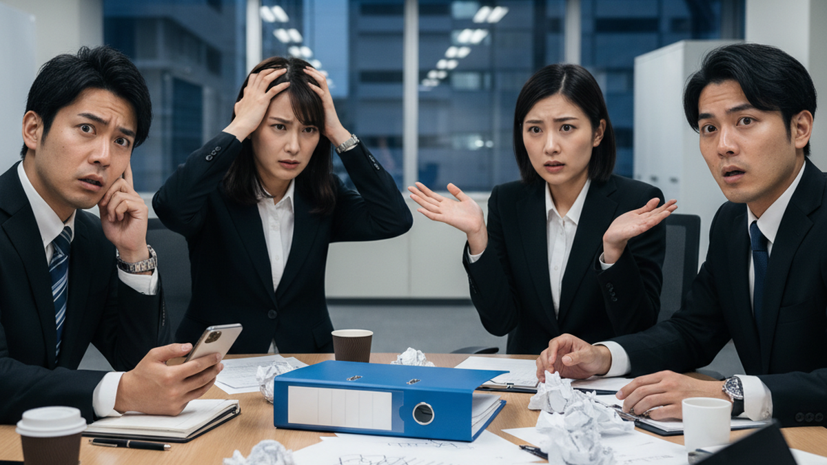 BCP訓練未実施で緊急時に混乱するチーム