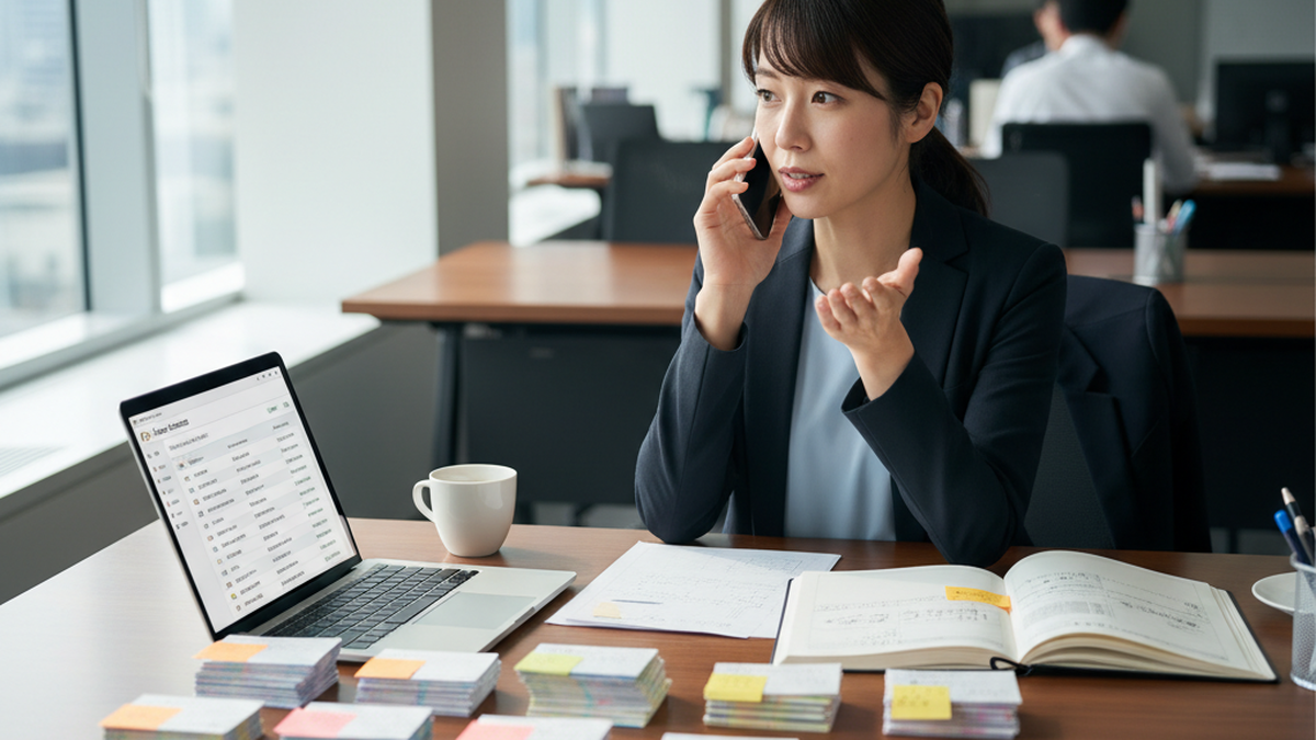 展示会後のフォローアップ架電