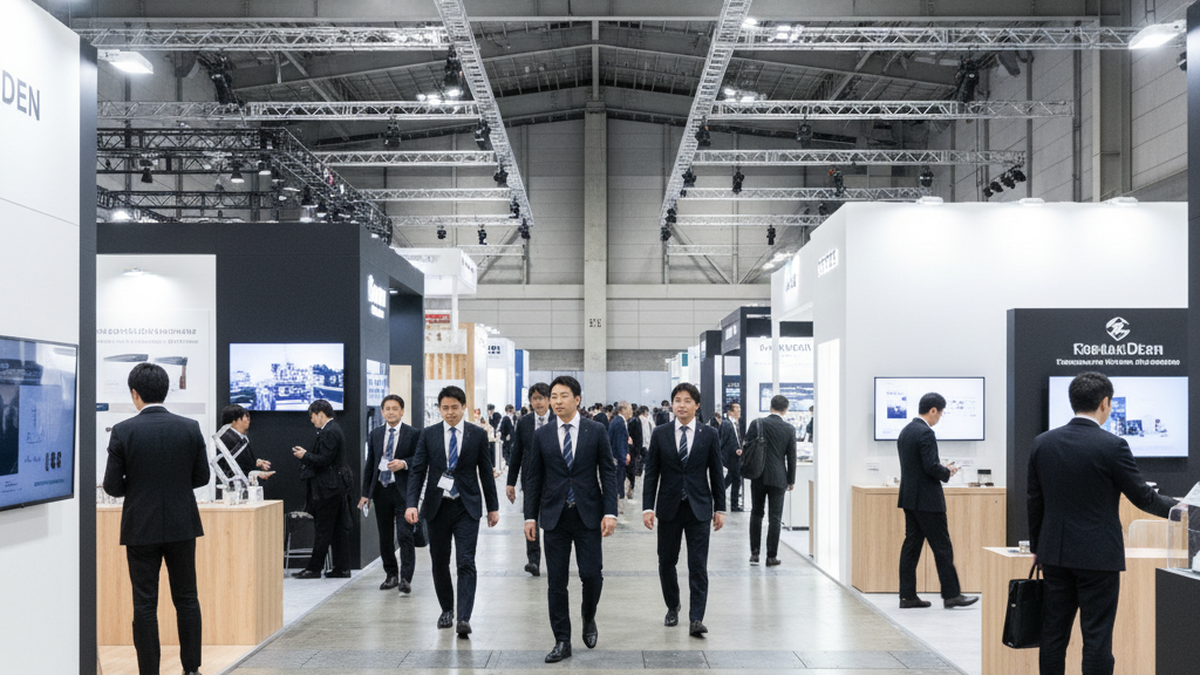 展示会会場の様子