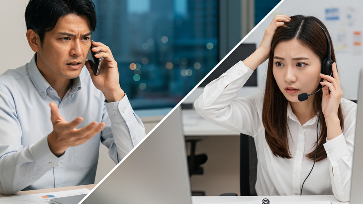 ヒアリング不足による顧客とオペレーターの認識ギャップ