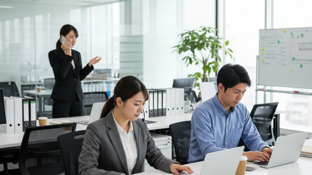 失敗パターン1 — 統一された運用ルールがなく各自バラバラに業務を行う営業チーム